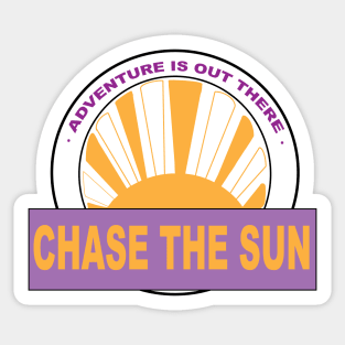 Chase The Sun Sticker